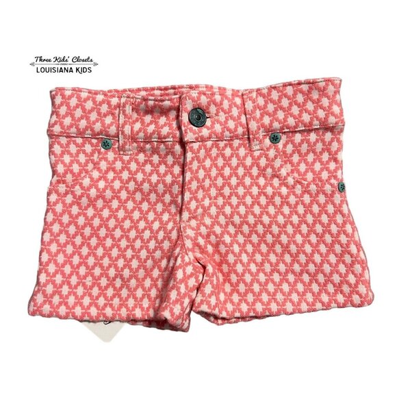 NEW Persnickety 3Y Coral Pink Textured Shorts - Picture 1 of 5